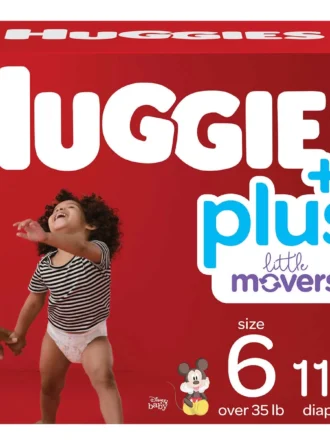 Huggies Little Movers Plus – Size 6 – 116 Count